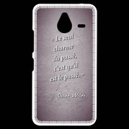 Coque Personnalisée Nokia Lumia 640XL LTE Charme passé Violet Citation Oscar Wilde