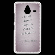Coque Personnalisée Nokia Lumia 640XL LTE Charme passé Rose Citation Oscar Wilde