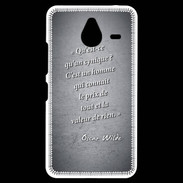 Coque Personnalisée Nokia Lumia 640XL LTE Cynique Noir Citation Oscar Wilde