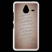 Coque Personnalisée Nokia Lumia 640XL LTE Saint pêcheur Rouge Citation Oscar Wilde