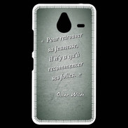 Coque Personnalisée Nokia Lumia 640XL LTE Jeuness folie Vert Citation Oscar Wilde
