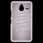 Coque Personnalisée Nokia Lumia 640XL LTE Pessimiste Rose Citation Oscar Wilde