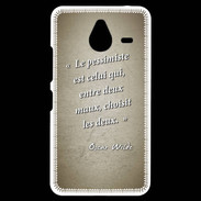 Coque Personnalisée Nokia Lumia 640XL LTE Pessimiste Sepia Citation Oscar Wilde