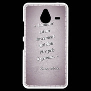 Coque Personnalisée Nokia Lumia 640XL LTE Sacrement amour Rose Citation Oscar Wilde