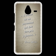 Coque Personnalisée Nokia Lumia 640XL LTE Sacrement amour Sepia Citation Oscar Wilde