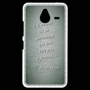 Coque Personnalisée Nokia Lumia 640XL LTE Sacrement amour Vert Citation Oscar Wilde