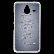 Coque Personnalisée Nokia Lumia 640XL LTE Sagesse rêves Bleu Citation Oscar Wilde