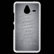 Coque Personnalisée Nokia Lumia 640XL LTE Sagesse rêves Noir Citation Oscar Wilde