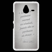 Coque Personnalisée Nokia Lumia 640XL LTE Société rêveur Gris Citation Oscar Wilde