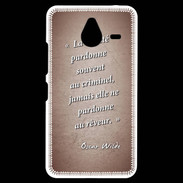 Coque Personnalisée Nokia Lumia 640XL LTE Société rêveur Rouge Citation Oscar Wilde