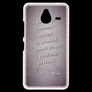 Coque Personnalisée Nokia Lumia 640XL LTE Société rêveur Violet Citation Oscar Wilde