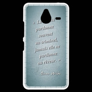 Coque Personnalisée Nokia Lumia 640XL LTE Société rêveur Turquoise Citation Oscar Wilde