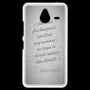 Coque Personnalisée Nokia Lumia 640XL LTE Trop moderne Gris Citation Oscar Wilde