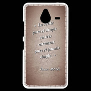 Coque Personnalisée Nokia Lumia 640XL LTE Vérité pure Rouge Citation Oscar Wilde