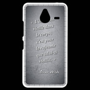 Coque Personnalisée Nokia Lumia 640XL LTE Ame nait Noir Citation Oscar Wilde