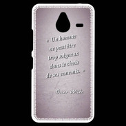 Coque Personnalisée Nokia Lumia 640XL LTE Choix ennemis Rose Citation Oscar Wilde