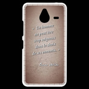 Coque Personnalisée Nokia Lumia 640XL LTE Choix ennemis Rouge Citation Oscar Wilde