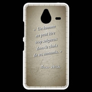 Coque Personnalisée Nokia Lumia 640XL LTE Choix ennemis Sepia Citation Oscar Wilde