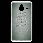 Coque Personnalisée Nokia Lumia 640XL LTE Choix ennemis Vert Citation Oscar Wilde