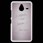 Coque Personnalisée Nokia Lumia 640XL LTE Définir Rose Citation Oscar Wilde