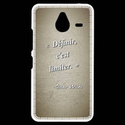 Coque Personnalisée Nokia Lumia 640XL LTE Définir Sepia Citation Oscar Wilde