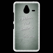 Coque Personnalisée Nokia Lumia 640XL LTE Définir Vert Citation Oscar Wilde