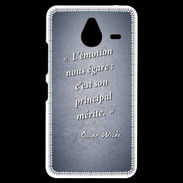 Coque Personnalisée Nokia Lumia 640XL LTE Emotion égarée Bleu Citation Oscar Wilde