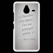 Coque Personnalisée Nokia Lumia 640XL LTE Emotion égarée Gris Citation Oscar Wilde