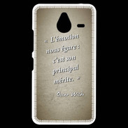 Coque Personnalisée Nokia Lumia 640XL LTE Emotion égarée Sepia Citation Oscar Wilde
