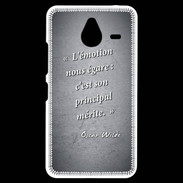 Coque Personnalisée Nokia Lumia 640XL LTE Emotion égarée Noir Citation Oscar Wilde