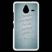 Coque Personnalisée Nokia Lumia 640XL LTE Emotion égarée Turquoise Citation Oscar Wilde
