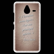 Coque Personnalisée Nokia Lumia 640XL LTE Emotion égarée Rouge Citation Oscar Wilde