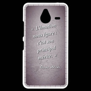Coque Personnalisée Nokia Lumia 640XL LTE Emotion égarée Violet Citation Oscar Wilde