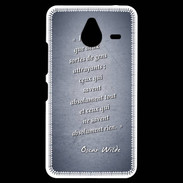 Coque Personnalisée Nokia Lumia 640XL LTE Gens attrayants Bleu Citation Oscar Wilde