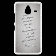 Coque Personnalisée Nokia Lumia 640XL LTE Gens attrayants Gris Citation Oscar Wilde