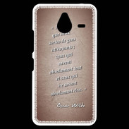 Coque Personnalisée Nokia Lumia 640XL LTE Gens attrayants Rouge Citation Oscar Wilde