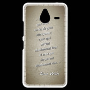 Coque Personnalisée Nokia Lumia 640XL LTE Gens attrayants Sepia Citation Oscar Wilde