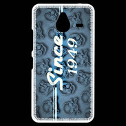 Coque Personnalisée Nokia Lumia 640XL LTE Since crane bleu 1949