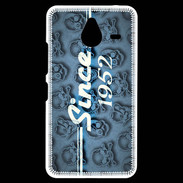 Coque Personnalisée Nokia Lumia 640XL LTE Since crane bleu 1952