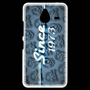 Coque Personnalisée Nokia Lumia 640XL LTE Since crane bleu 1973