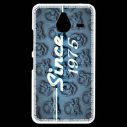 Coque Personnalisée Nokia Lumia 640XL LTE Since crane bleu 1975