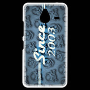Coque Personnalisée Nokia Lumia 640XL LTE Since crane bleu 2003