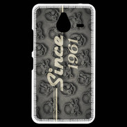 Coque Personnalisée Nokia Lumia 640XL LTE Since crane gris 1961