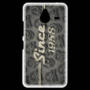 Coque Personnalisée Nokia Lumia 640XL LTE Since crane gris 1958