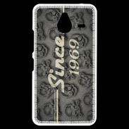 Coque Personnalisée Nokia Lumia 640XL LTE Since crane gris 1969