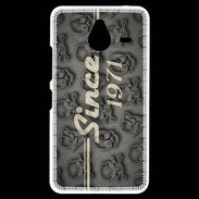 Coque Personnalisée Nokia Lumia 640XL LTE Since crane gris 1971