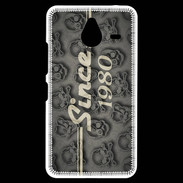 Coque Personnalisée Nokia Lumia 640XL LTE Since crane gris 1980