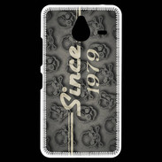 Coque Personnalisée Nokia Lumia 640XL LTE Since crane gris 1979