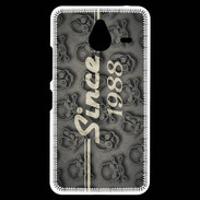 Coque Personnalisée Nokia Lumia 640XL LTE Since crane gris 1988