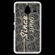 Coque Personnalisée Nokia Lumia 640XL LTE Since crane gris 1996